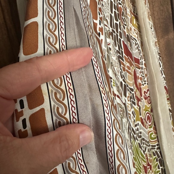 Geometric Patterned Scarf dress Nicole Miller - Picture 5 of 13